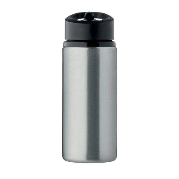 MidOcean Spot Single Wall 500ml Water Bottle - Matt Silver - 