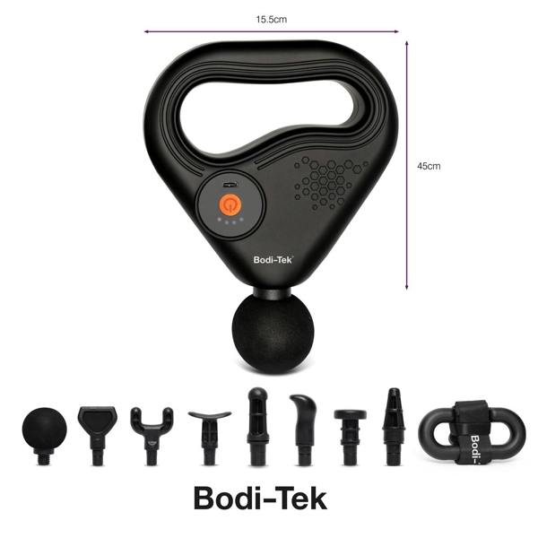 Bodi-Tek SPORTS PERCUSSION MASSAGE GUN WITH LATERAL ACTION BELT