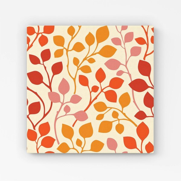 Warren Reed Colorful Autumn Leaves Canvas