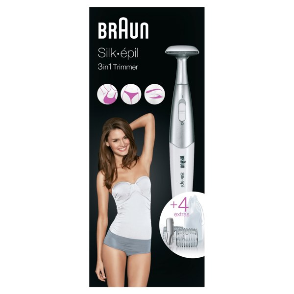 Braun Silk-epil Bikini Styler FG1100 White with 4 Extras