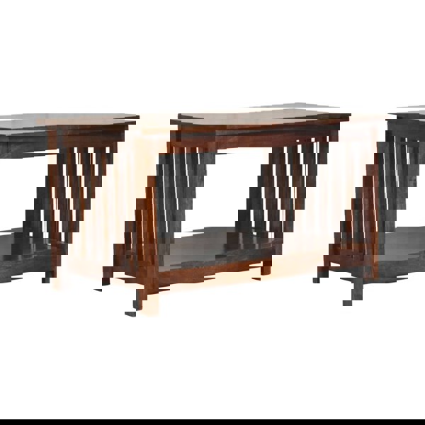 Artisan Furniture Slatted Chestnut Coffee Table
