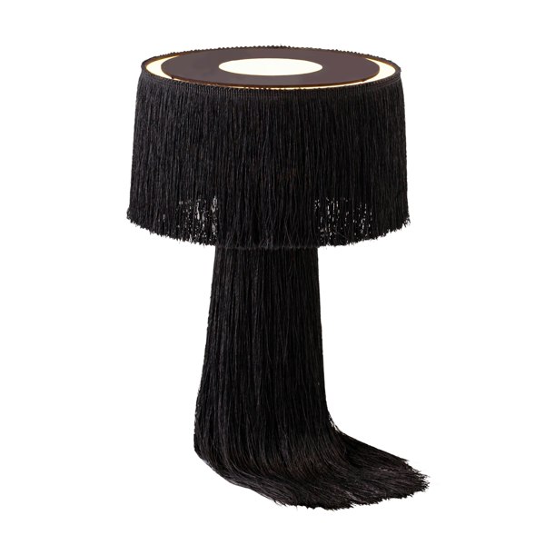 Furniture Edit Atolla Black Tassel Table Lamp