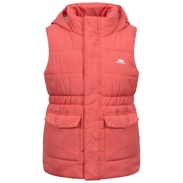 Trespass Girls Casster Gilet - Soft Orange