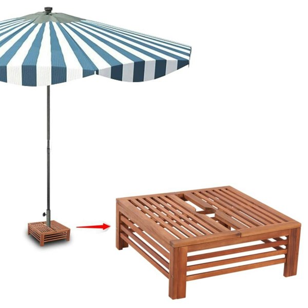 Berkfield Wooden Parasol Stand Cover