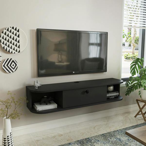 Decorotika Ibarra Floating Tv Stand TV Unit TV Cabinet for TV's up to 55"