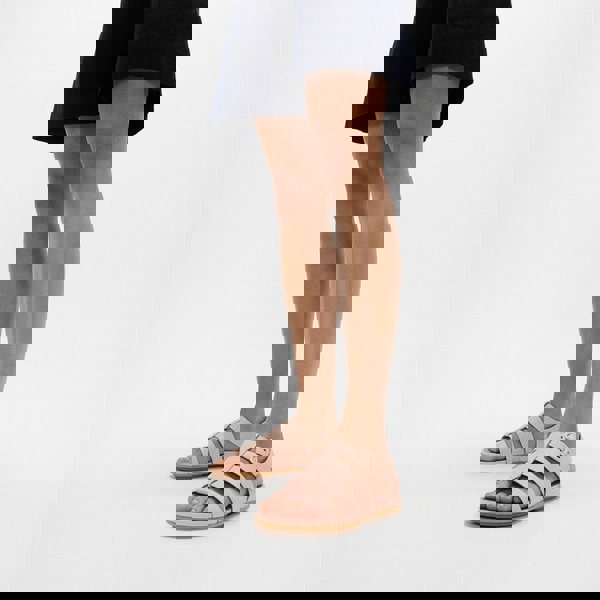 FitFlop GRACIE RUBBER-BUCKLE Womens Fisherman Sandals Sandy Beige