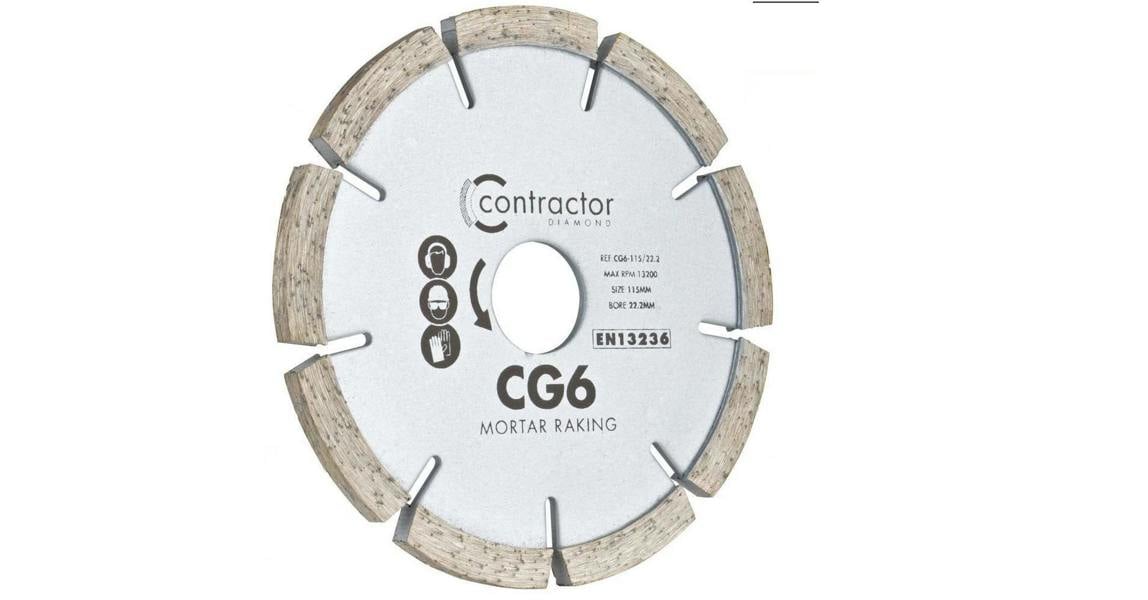 Ox Contractor Diamond Blade  Mortar Raking  125-22.23mm