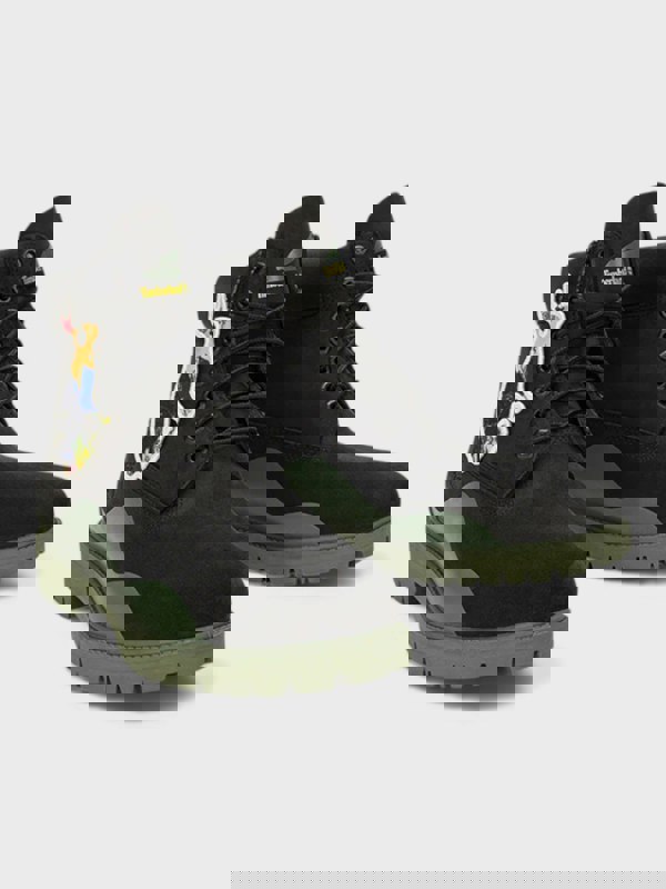 Timberland Heritage 6 Inch Waterproof Boot Black Nubuck Green