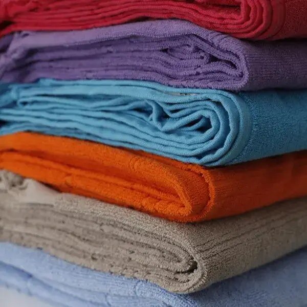 Cotton and Olive Breezy Cotton Hammam Towel, Double-Faced, Turquoise | SECONDS
