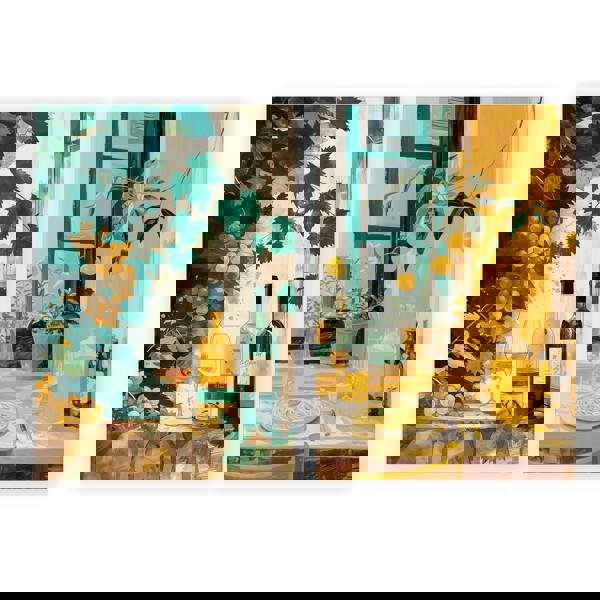 Living Room Canvases | Set of 2 Italian Lifestyle Wall art Prints