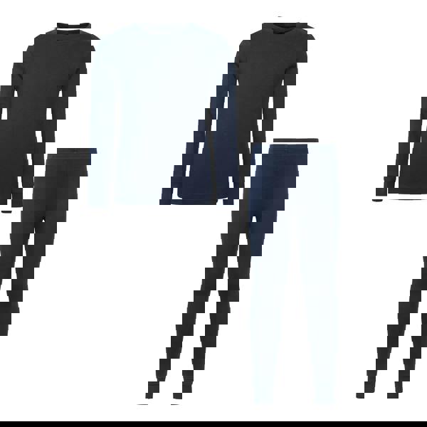 Mountain Warehouse Childrens/Kids Meribel Base Layer Set - Navy