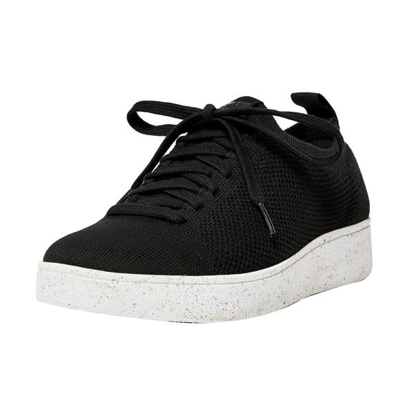 Fit Flop Womens/Ladies Rally E01 Knitted Trainers - Black - 