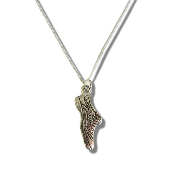 Aye Do Gifts Running Shoe Silver Necklace