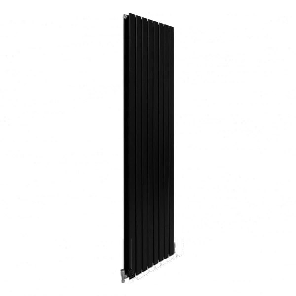 Designer Flat Panel Radiator - Matt Black (1800mm x 560mm)