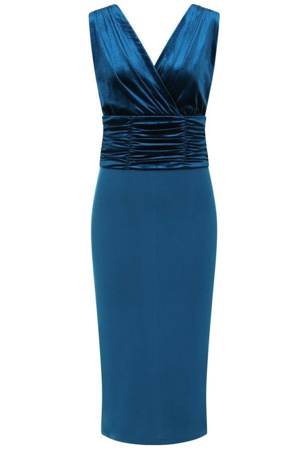 HotSquash Velvet Ruched Dress