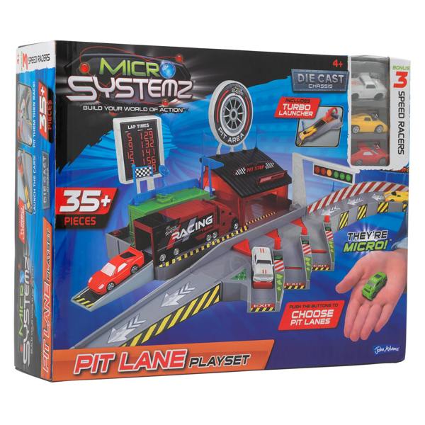 Micro Systemz Pit Stop Playset