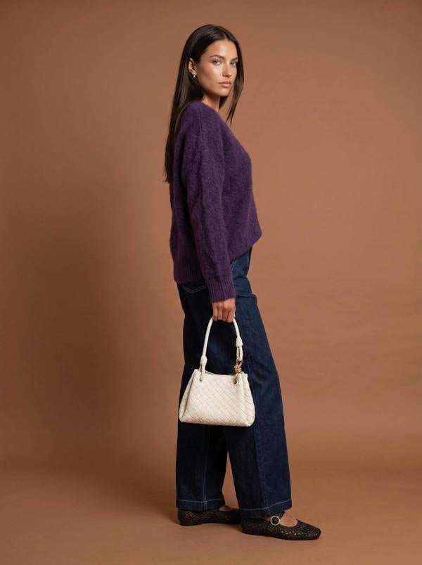 Urban Bliss Wool Blend V Neck Jumper
