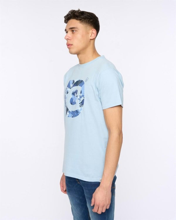 Duck and Cover Deecee T-Shirt - Sky Blue