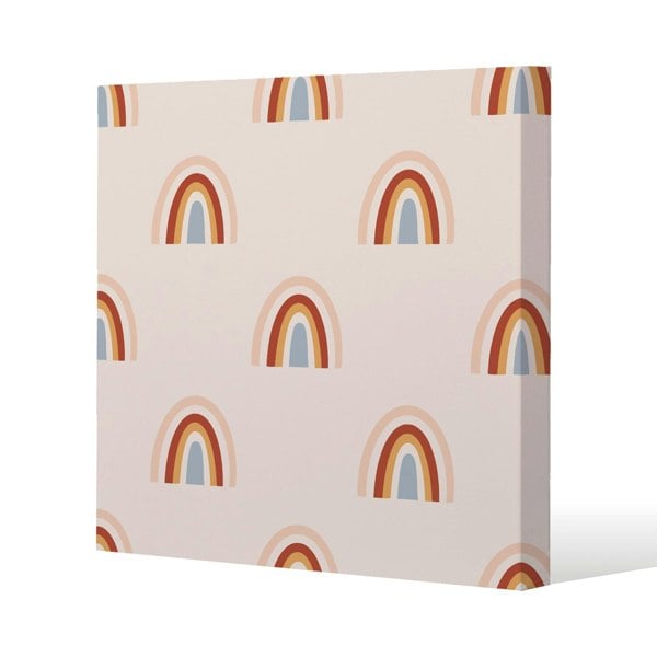 Benjamin Tate Design Bohemianl ethnic pattern Slim Style Canvas Print  40x40cm , 15mm Slim Real wood.