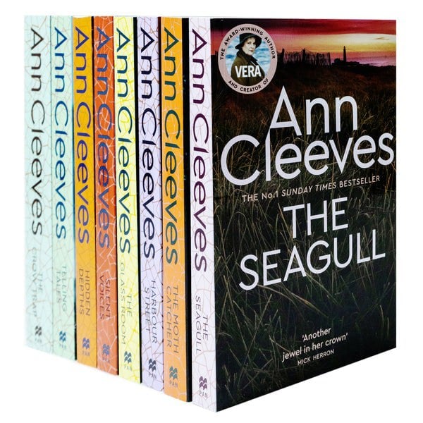 Macmillan Ann Cleeves TV Vera Stanhope Series Collection 8 Books Set