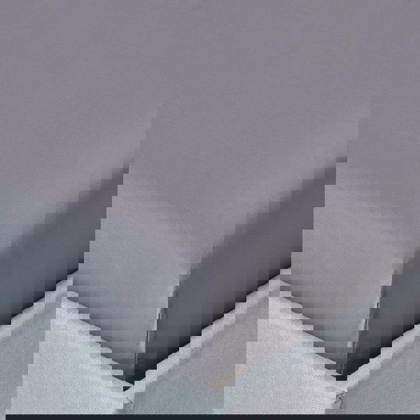 HOMESCAPES Crisp & Cool 200 TC Egyptian Cotton Percale Fitted Sheet – 46 cm Extra Deep