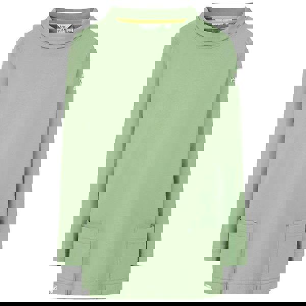 Lazy Jacks Women's Logo Roll Neck Sweatshirt - Grass Green