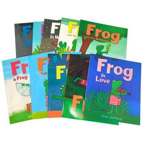 Frog Series 10 Book Set by Max Velthuijs Frog is Frog, Frog is a Hero