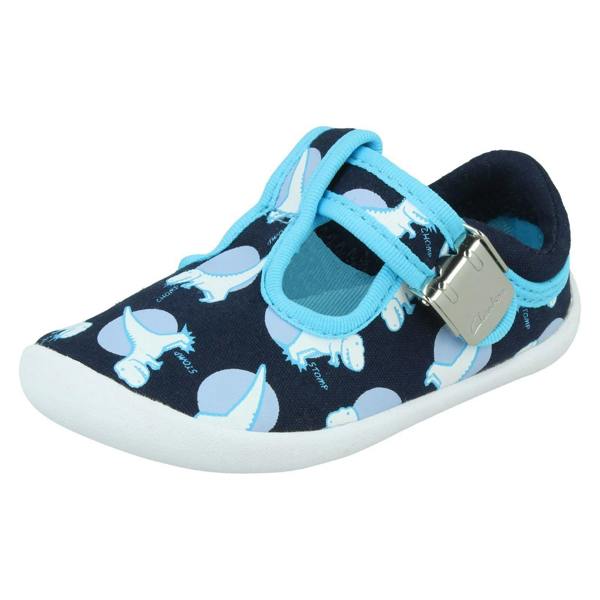 Clarks Unisex Childrens Clarks T-Bar Casual Shoe Roamer Sun