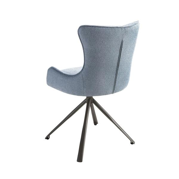Angel Cerdá Swivel chair in blue fabric 4204