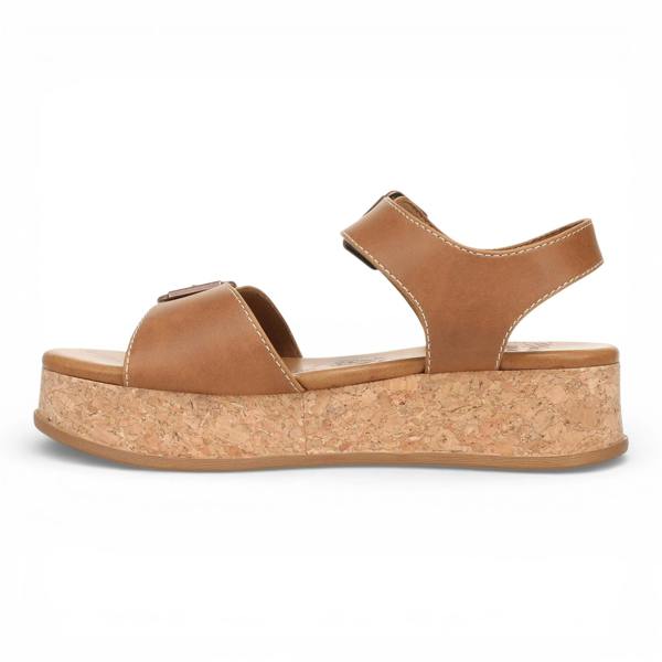 Blowfish Malibu Magical - Women's Tan Faux Leather Platform Sandals