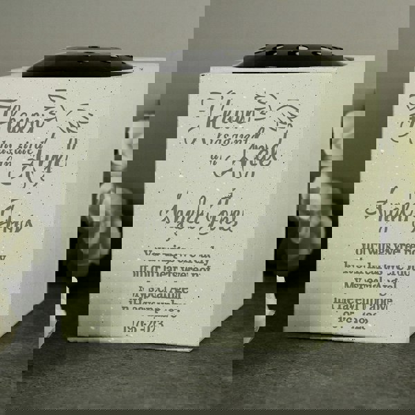 Personalised Memento Company Personalised Angel Memorial Vase