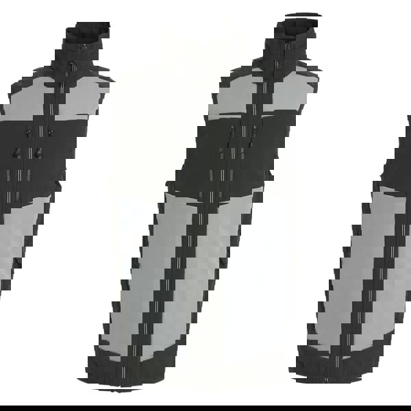 Regatta Professional Mens Colour Block Softshell Body Warmer - Mineral Grey/Ash