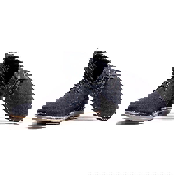 Popps JONAS Mens Suede Desert Shoes Navy