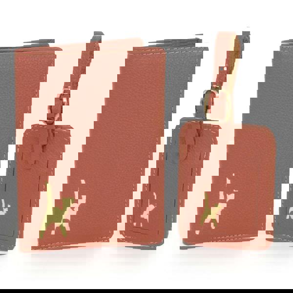 Catwalk Collection Handbags Gift Set - Luggage Tag & Passport Cover