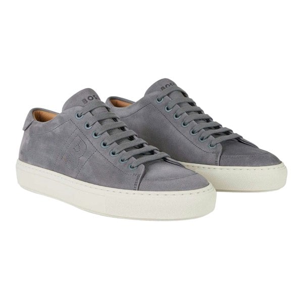 Boss Unisex Adult Mirage Leather Tennis Trainers - Grey