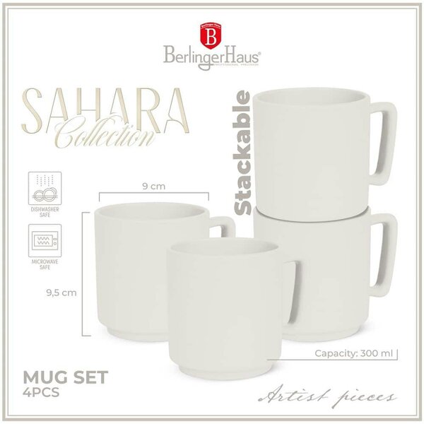 Berlinger Haus 4 pcs mug set Berlinger Haus BH10010 Sahara