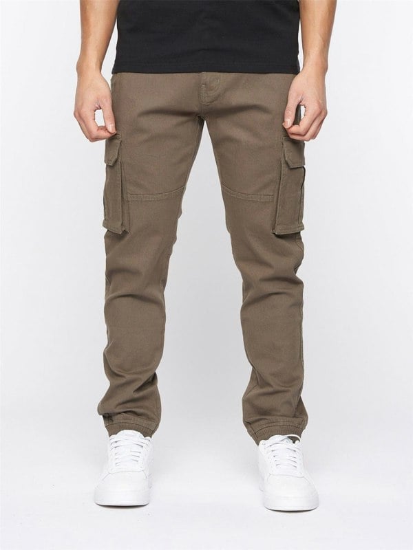 Crosshatch Frentons Cargo Pants Khaki