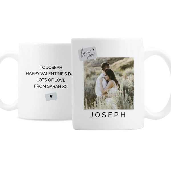 Personalised Memento Company Personalised Love You Snapshot Photo Upload Mug
