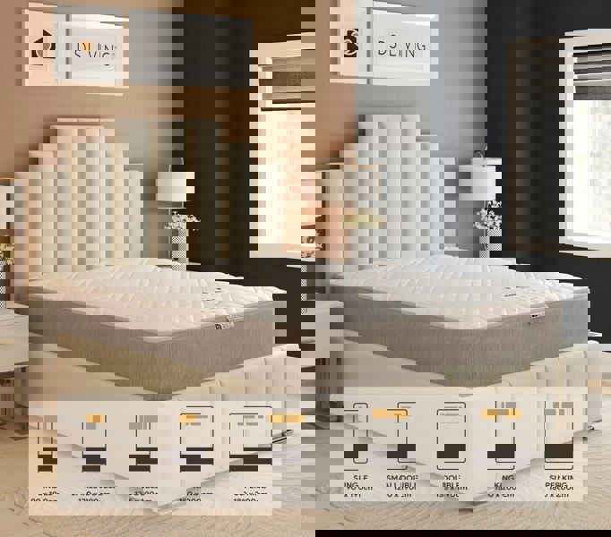 DS Living Endure 13.5 Bonnell Spring  Mattress with Comfort Layers - 5ft - King - Essentials by DS Living