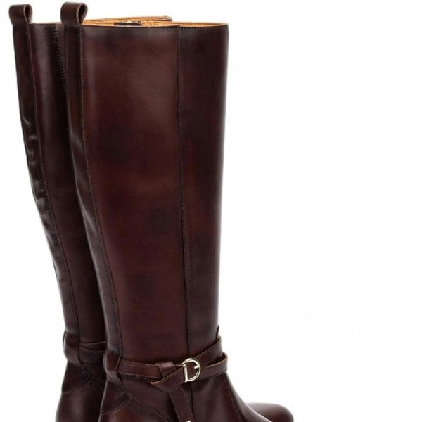 Pikolinos Daroca - Women's Caoba Brown Knee High Leather Boots