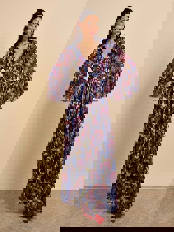 GWD Judy Floral Print Maxi Dress