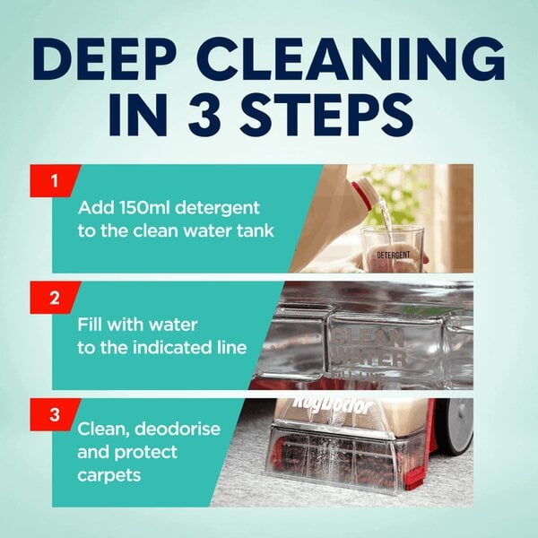 Rug Doctor Carpet Detergent with SpotBlok, 2 Litre