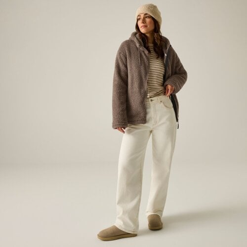 Regatta Womens Evelina Full Zip Fleece Jacket - Mocha