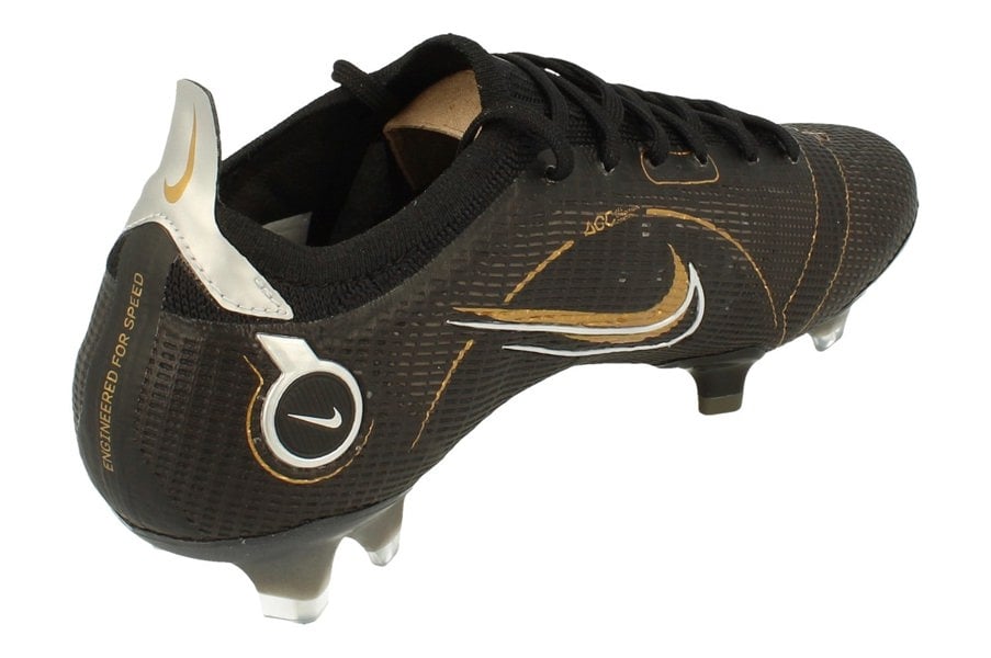 Nike Vapor 14 Elite FG Mens Football Boots DJ2837  007 - Black Metallic Gold 007 - Photo 2