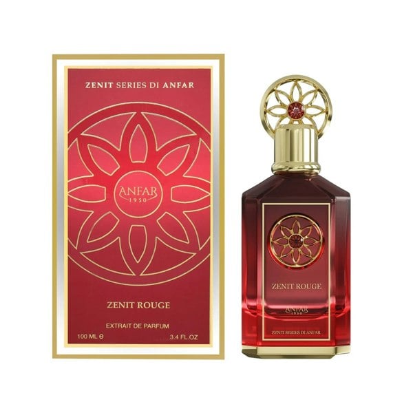 Anfar 1950 Zenit Rouge 100ml Extrait parfum front view with box