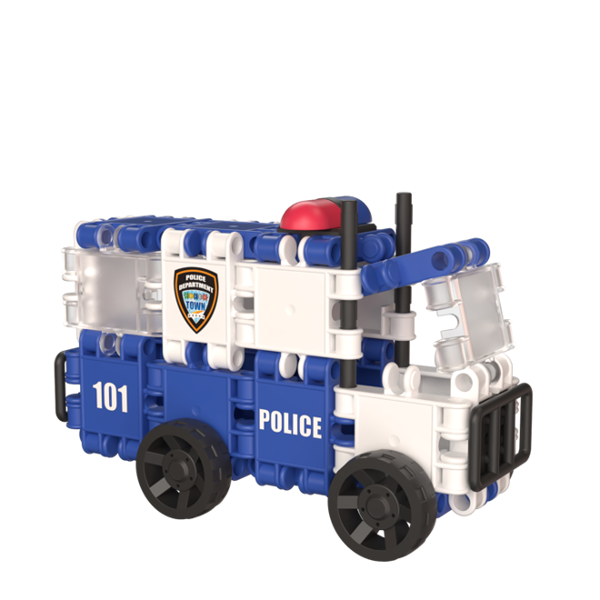 Clics Bucket Police Click and Play Bucket 135 Pieces
