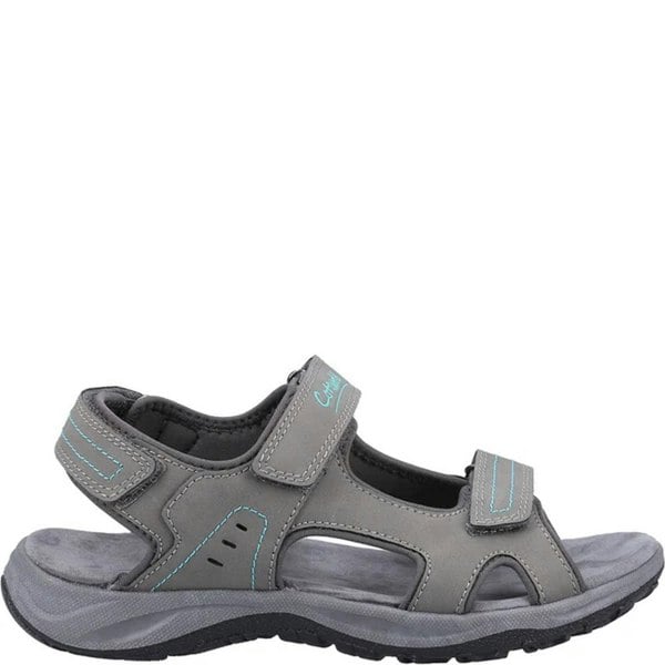 Cotswold Womens/Ladies Freshford Recycled Sandals - Grey/Turquoise