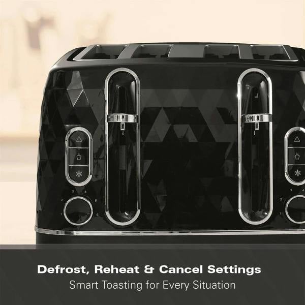 Hamilton Beach Diamond 4 Slice Toaster - Black