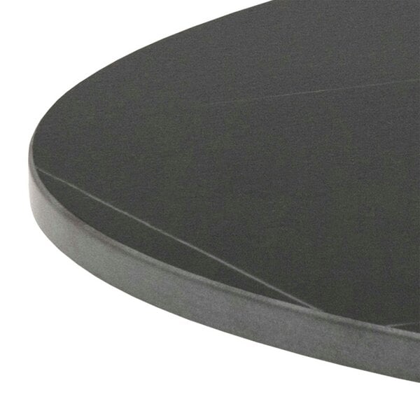 Wyld Haus Cloverfern Matt Black Ceramic Round Coffee Table