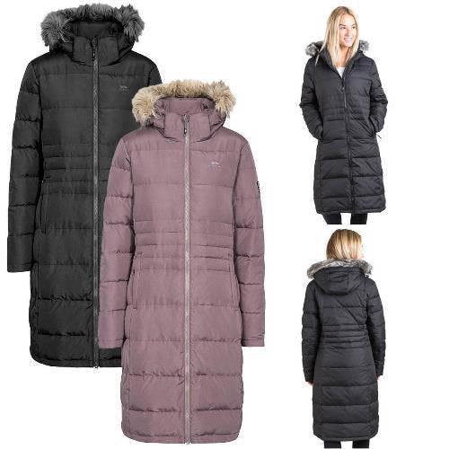 Trespass Phyllis Ladies Long Length Down Jacket